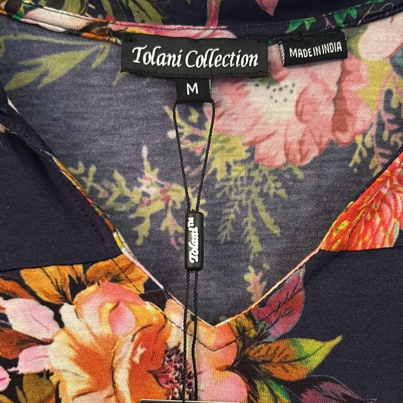 Tolani Collection NWT Floral Vivian Maxi Dress with Pockets size M - Picture 7 of 16